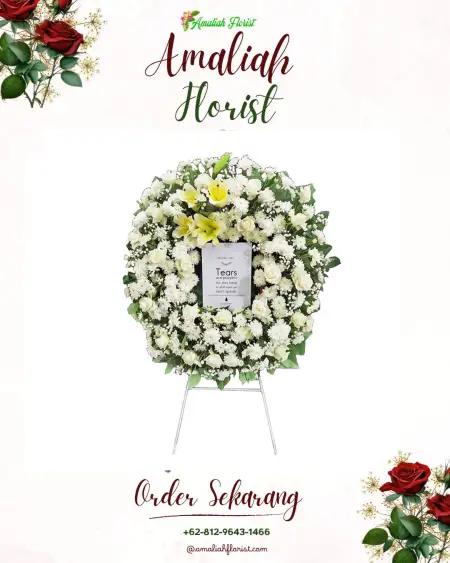 Krans Bunga Duka Cimara